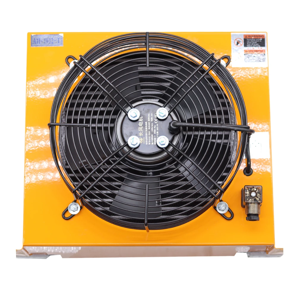 AH1012T-CA 100L/min Flow Radiator Oil Cooling Heat Exchanger Radiator Oil Cooler Plate Pin Heat Exchanger for Hydraulic System
