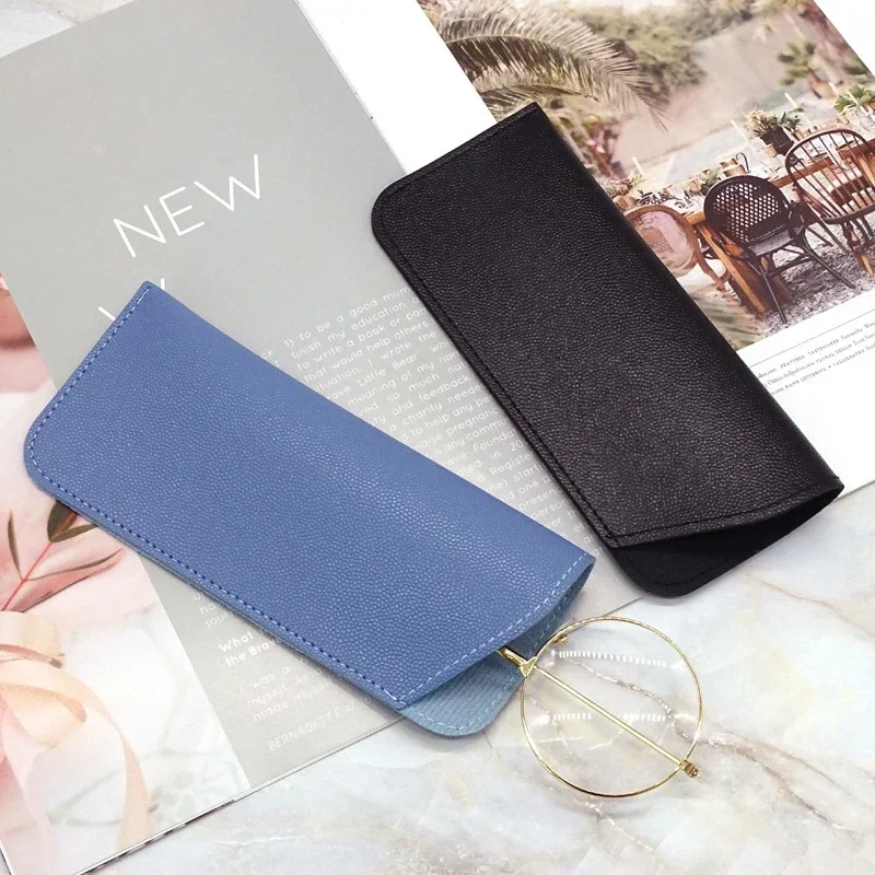 1Pcs PU Leather Glasses Bag Sunglasses Eyeglasses Protective Case Box Pouch Eyewear Protector Accessories