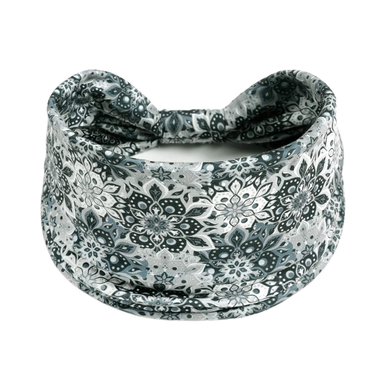 Damen-Stirnband, breit, um das Haar gewickelt, extra großes Kopftuch-Stirnband, für Yoga, Laufen, Schweißabsorption, Sport, elastisches Stirnband – Detail 27