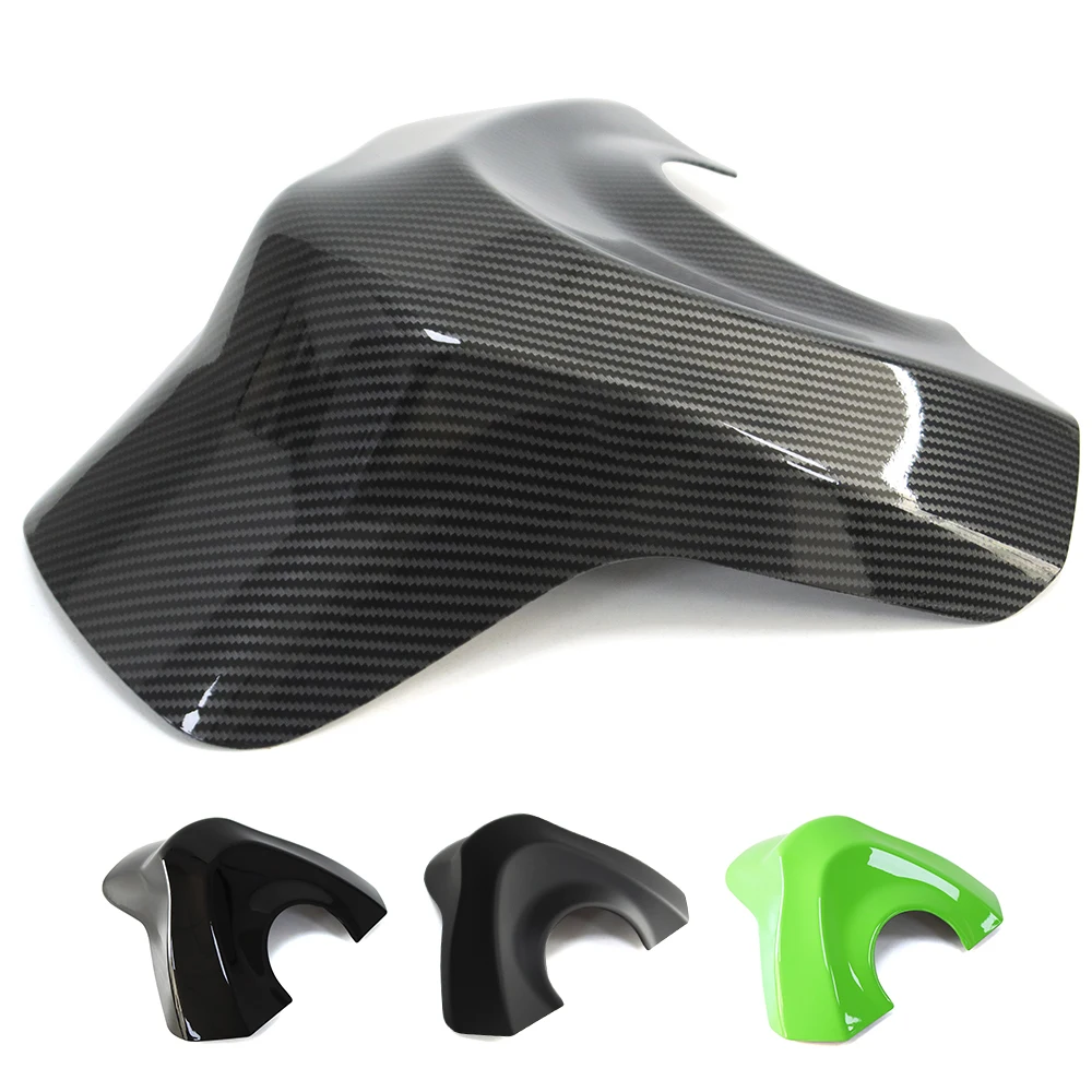 New For KAWASAKI Ninja ZX6R ZX-6R 2019-2024 2020 2021 2022 2023 2024 Carbon Fiber Pattern Fuel Gas Tank Cover Protector