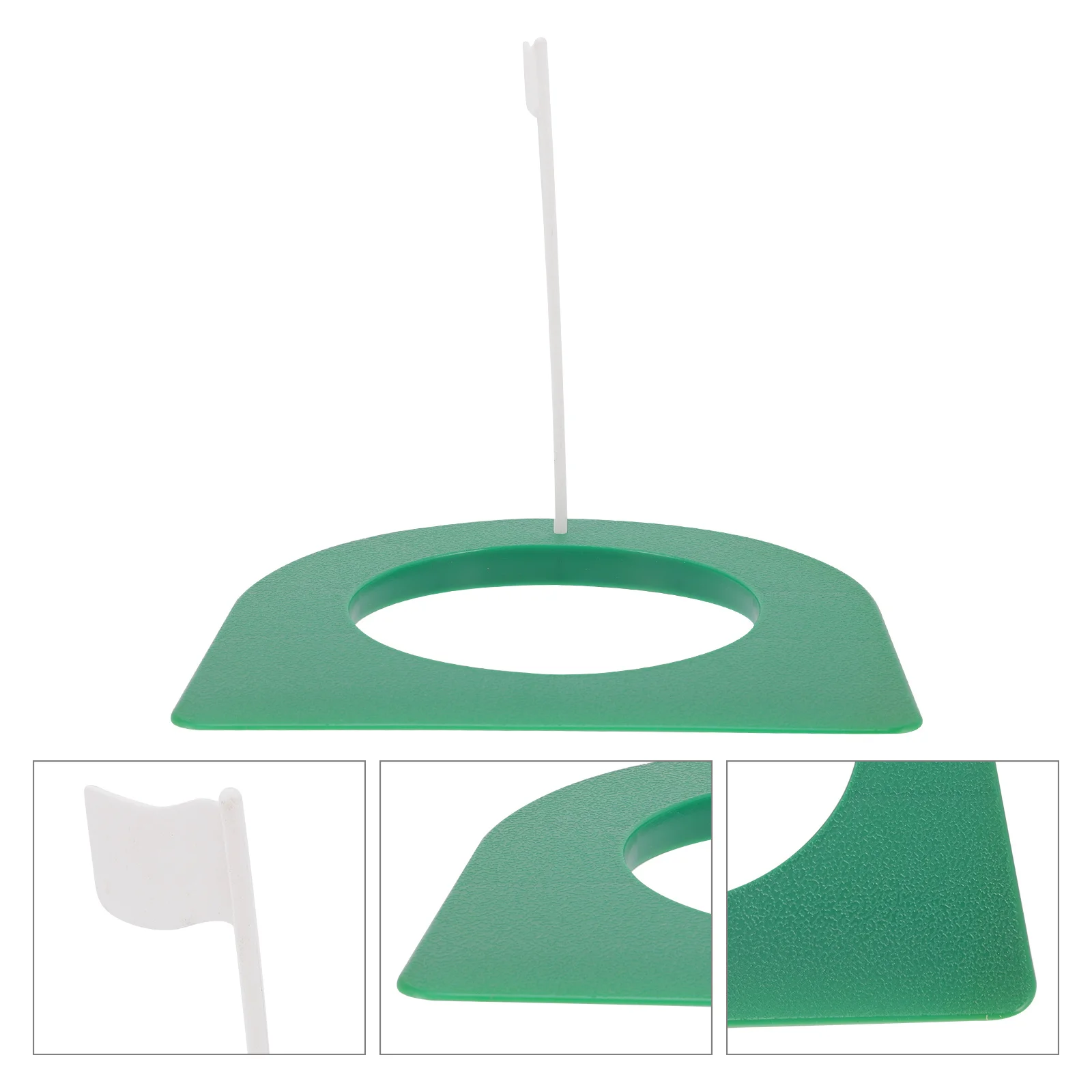 مجموعتان من أكواب البلاستيك لتدريب الجولف، تصميم مدمج محمول لفتحة الممارسة الداخلية والخارجية، أداة مضرب خفيفة الوزن #4