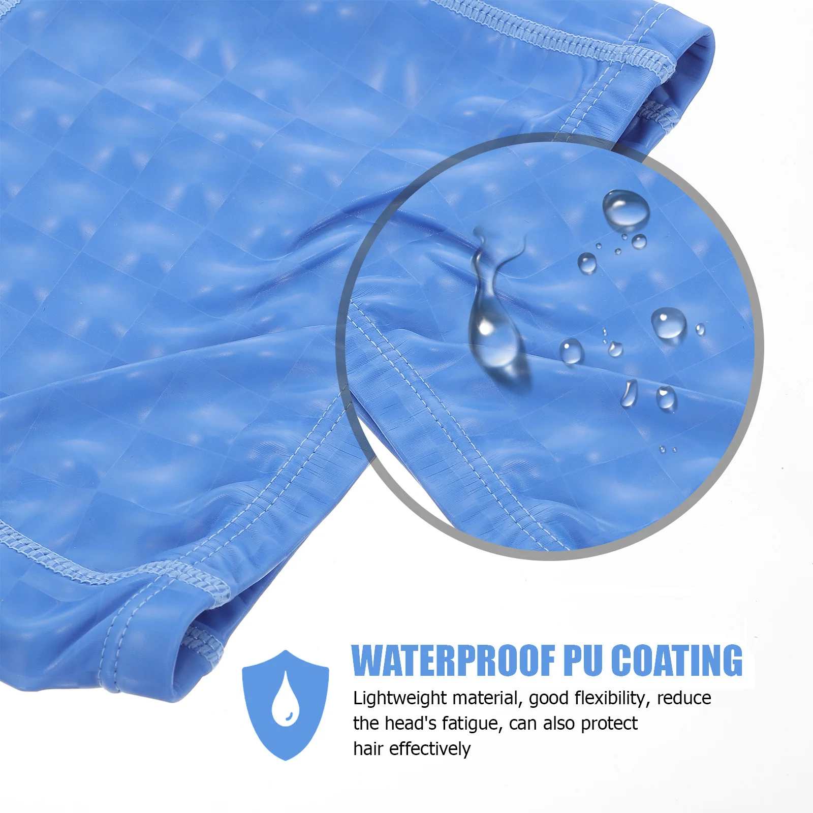 

Solid Color Swim Cap Lightweight Waterproof Adults Flexible Fit For Long Hair Swimming Pool Use Swim Caps For Men Women