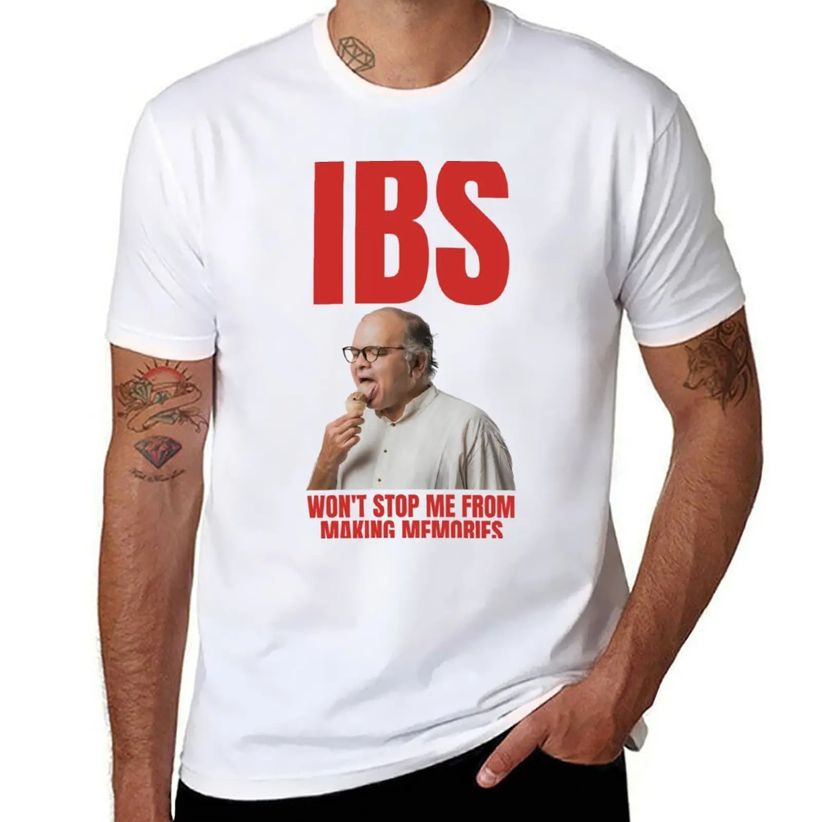 

IBS Won't Stop Me From Making Memories T-Shirt t shirts for man graphic vintage t shirts cotton 100% T-Shirt