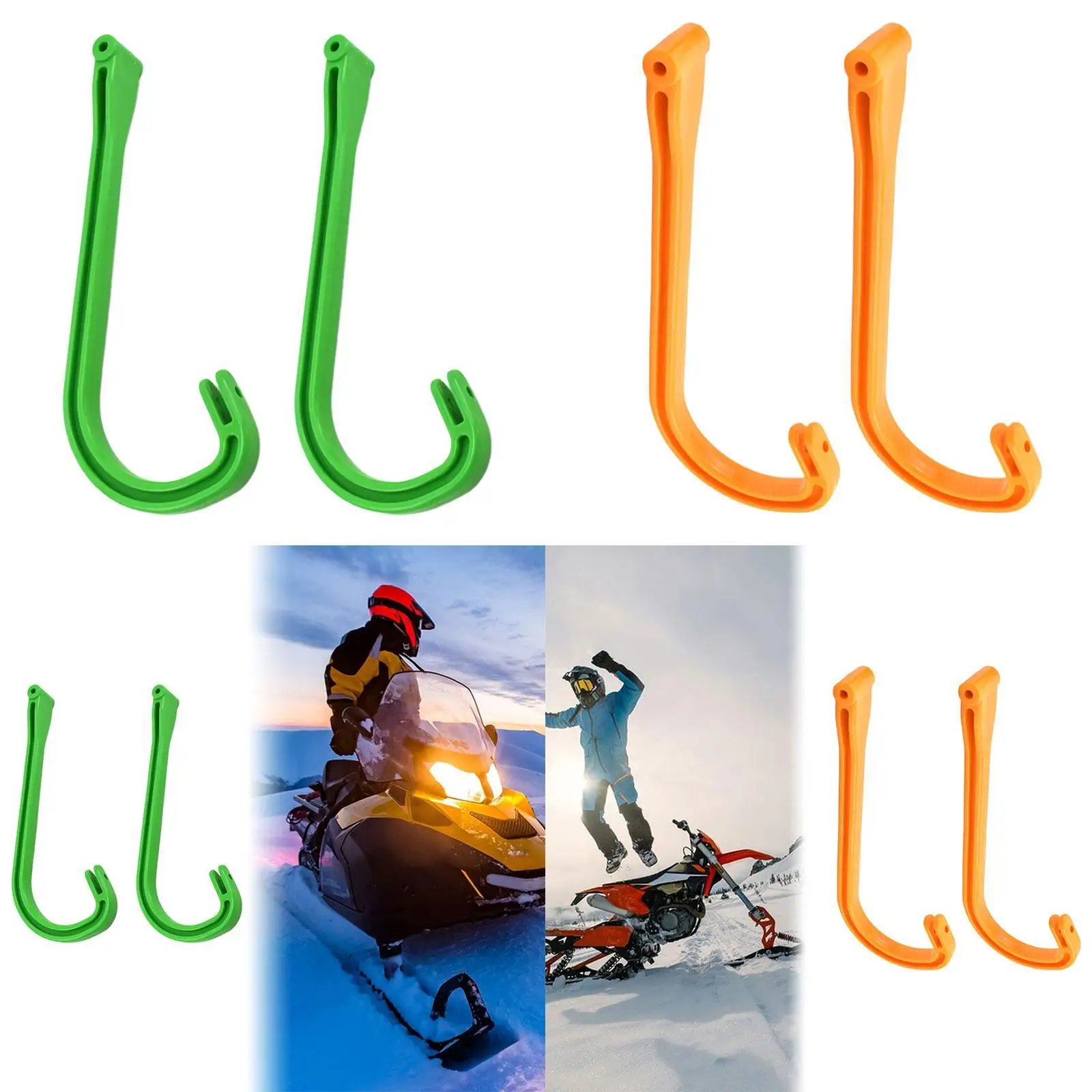 Ski Loop Handle Pair, Direct Replacement Kit for Snowmobile Model 3639-781