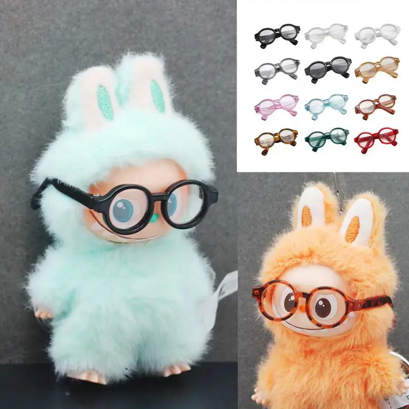 

Grasses for Labubu Idol Doll Cool Sunglasses Girl Doll Glasses 10cm Labubu 4.0 Doll Accessories for 10/17cm Labubu 1-4 Gen Doll