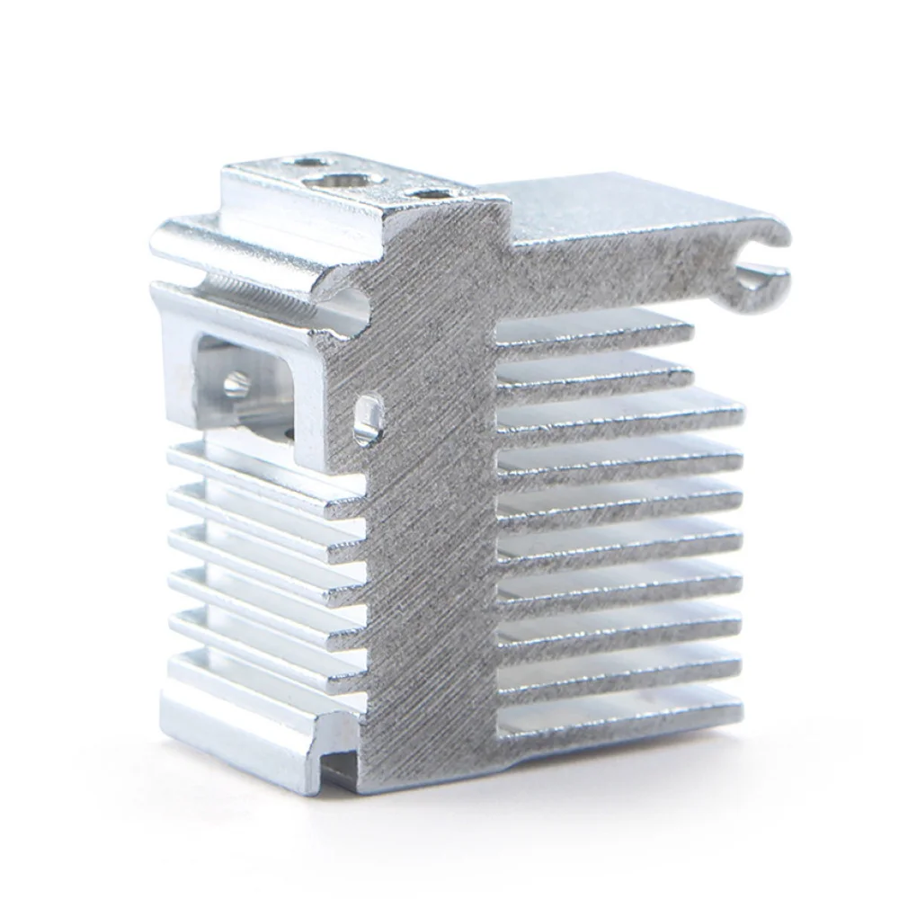 Para Koba 3 Extrusora Cabeça Bloco de Refrigeração Prata Dissipador de Calor Acessórios para Impressora 3D