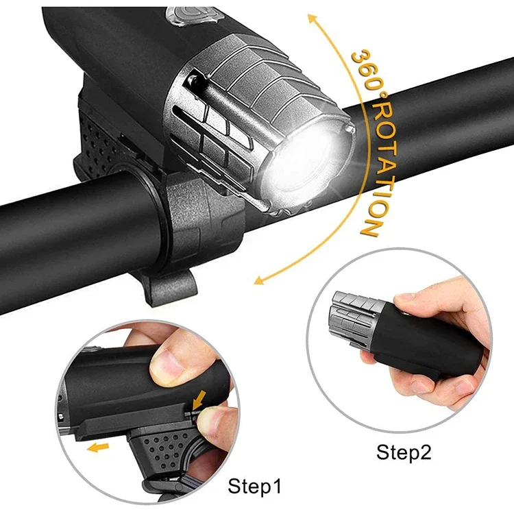 Factory Hot sales Super POWERFUL 300 Lumens Bicycle front light USB Rechargeable Bike Light