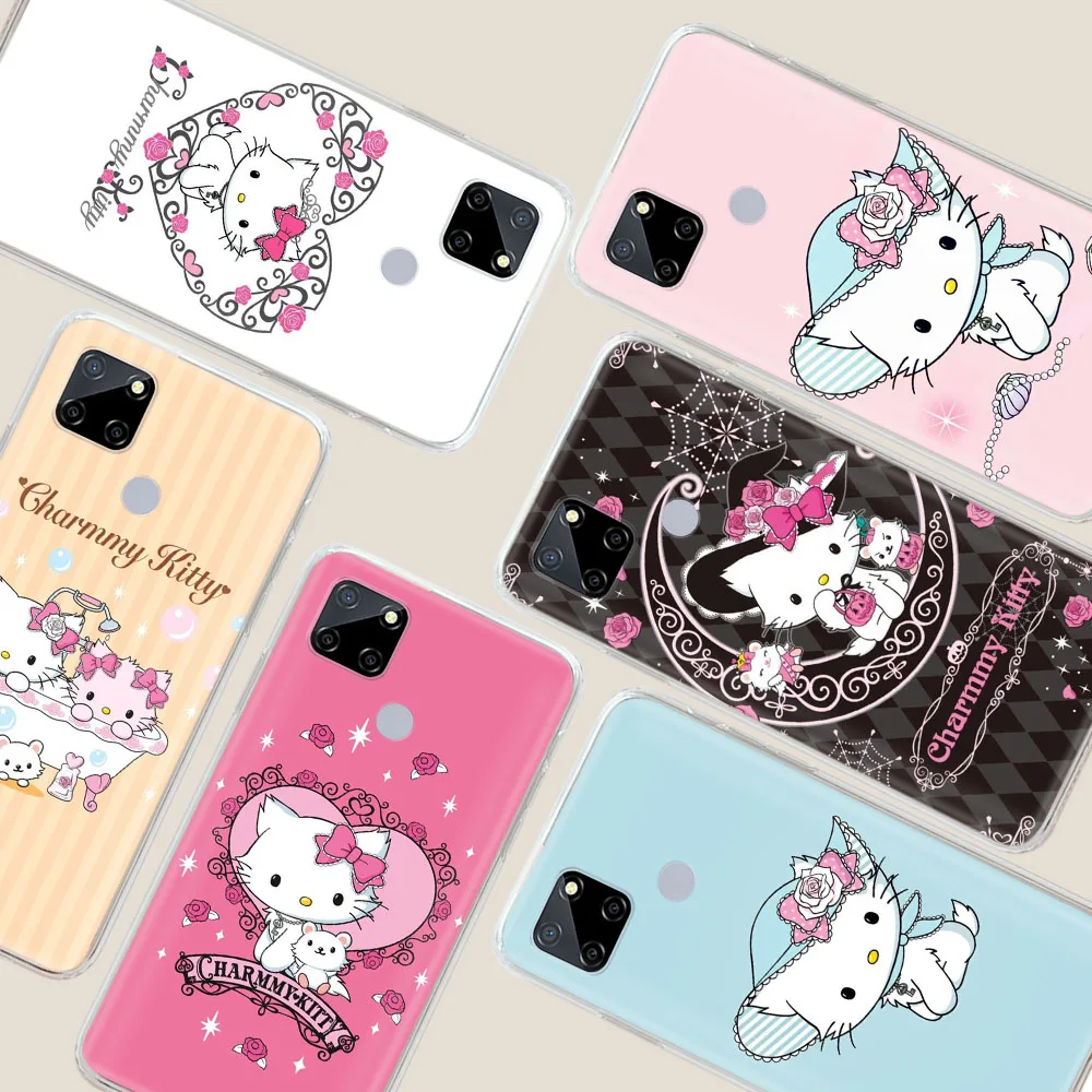 Charmmy Kitty Transparent Phone Case for LG VELVET G8 ThinQ G8X K62 K42 K61 K52 K92 Q61 Q60 Q52 V40 V50 V60 THINQ5