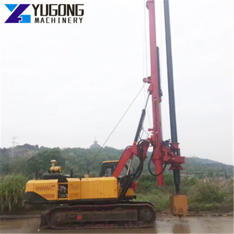 Factory Price  Rotary Drilling Rig  Drilling Machine Crawler Hydraulic Ground Screw Pile Electric Driver  for Sale