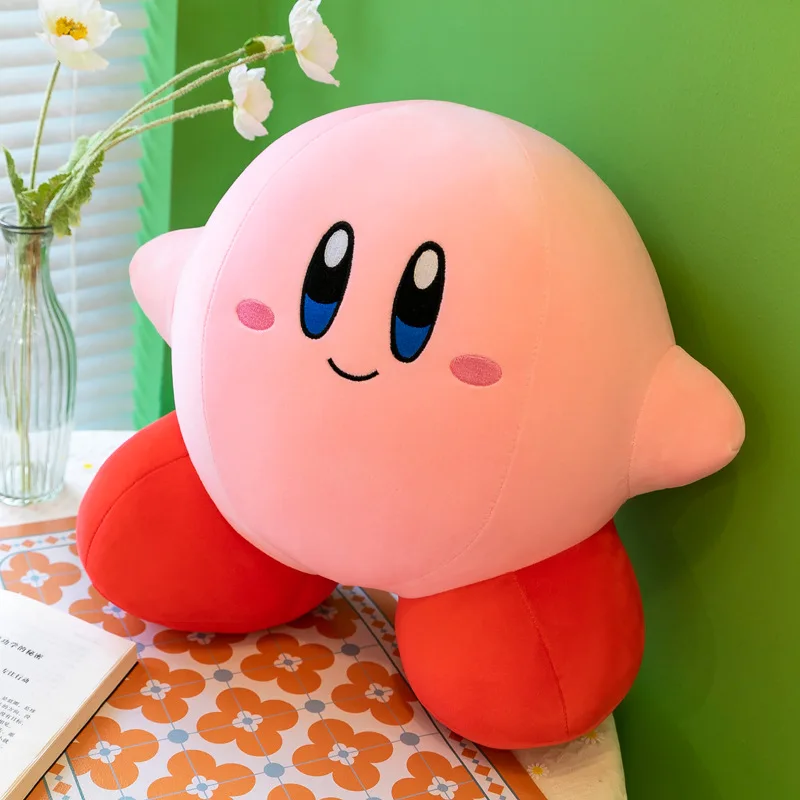 30CM Anime Star Kirby Figure Toys Soft Animal Doll Pink Doll Sleeping Pillow Room Ornament Decoration Toys For Children's Gift view 3