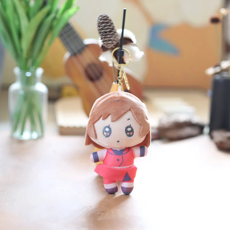 Anime 14CM VOOR Hatsune Miku Knuffel KAITO MEIKO Luka Kagamine Rin Len Figuur Gevulde Pop Kawaii Q Versie sleutelhanger Tas Pendan
