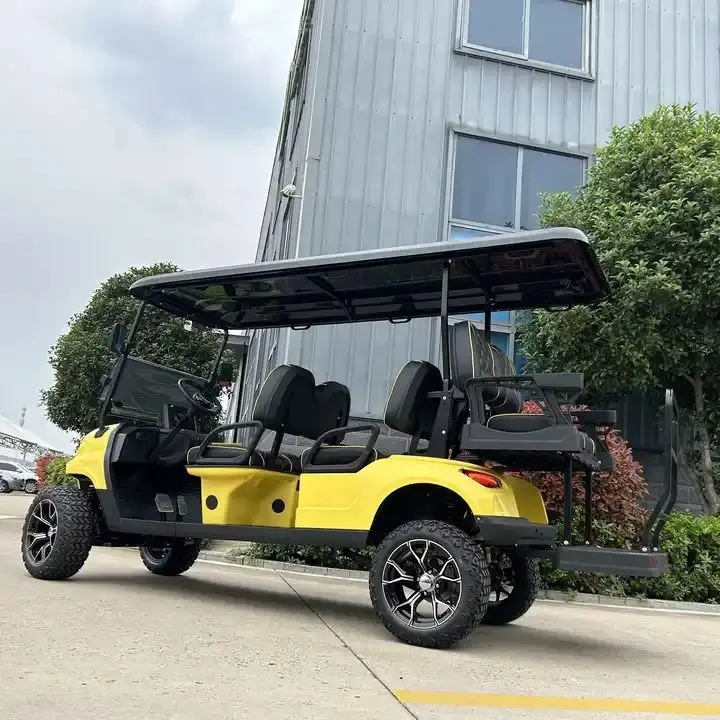 Custom Electric Street Legal Golf Cart 4 Seater Off-road Hunting Buggy New Energy Karts Car Vehicle Electric Lifted Golf Cart