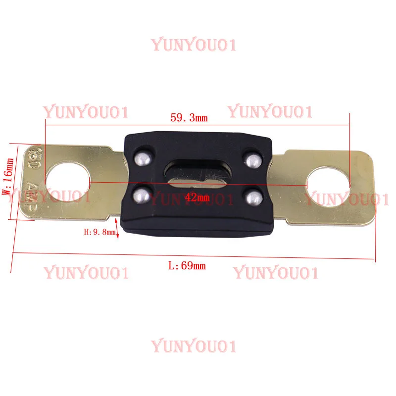 4-Way ANM Car Power Fuse Block Vehicle Fuses Holder Distribution Blocks Camping Car Yacht Fuse Box with Spare Plug-in Fuse