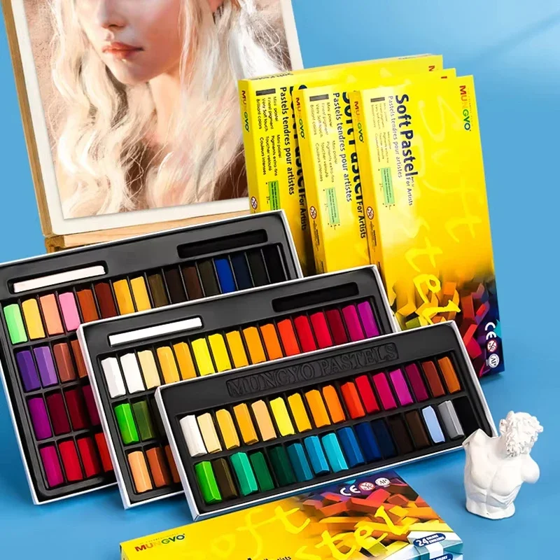 24/32/48/64 Color Chalk Set Color Suitable  Beginners A Variety of Painting Pastel Stick Art Painting Stationery  Students