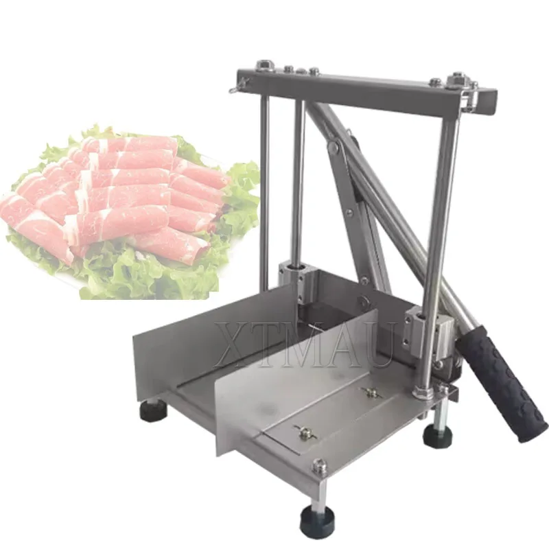 Manual Lamb Slicer Household Frozen Meat Cutting Machine Ham Beef Mutton Rolls Vegetable Cutter