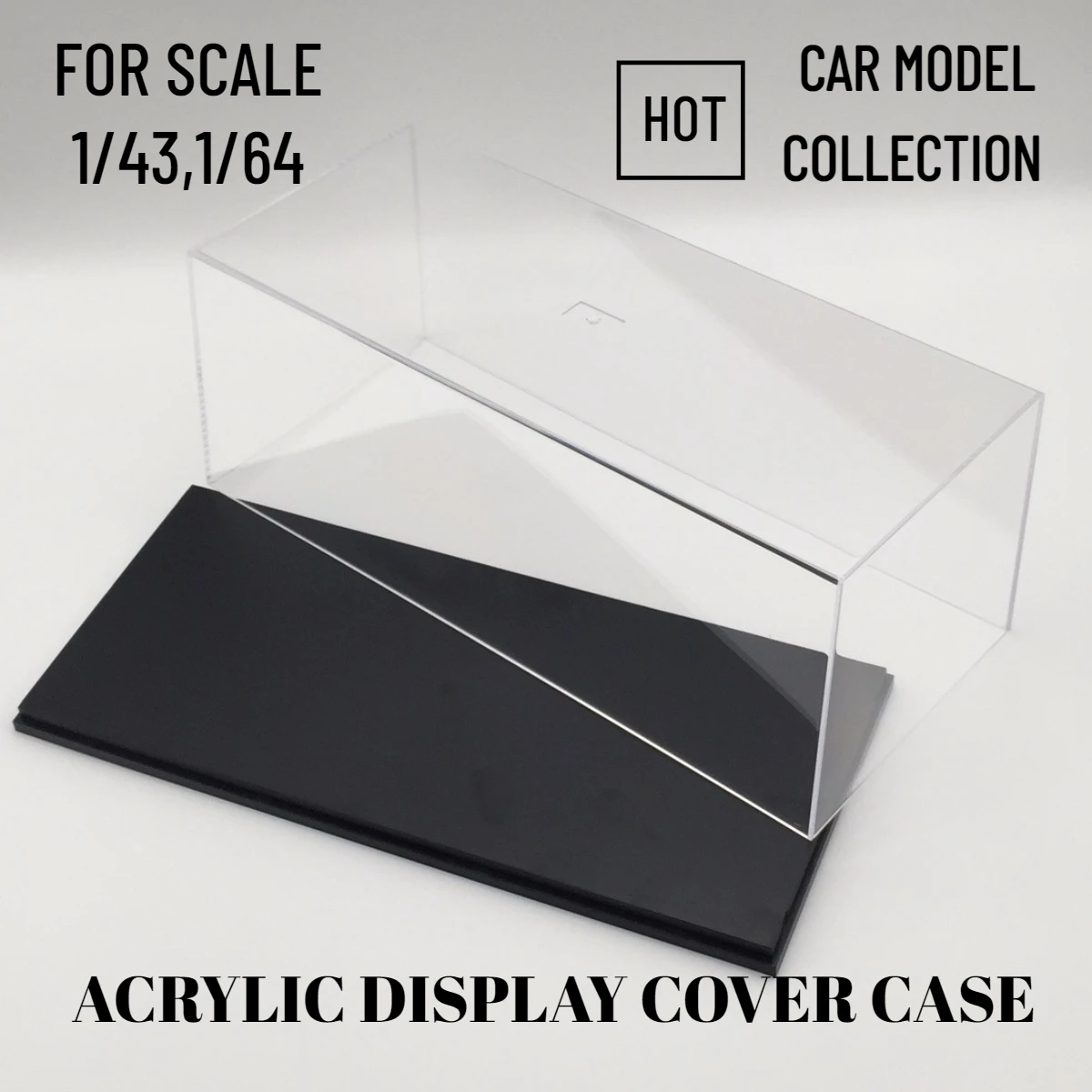 

Scale 1:43 1:64 Protective Acrylic Case Hard Cover Display Box for Bburago Spark Minichamps F1 Car Model Formula 1 Miniature Toy