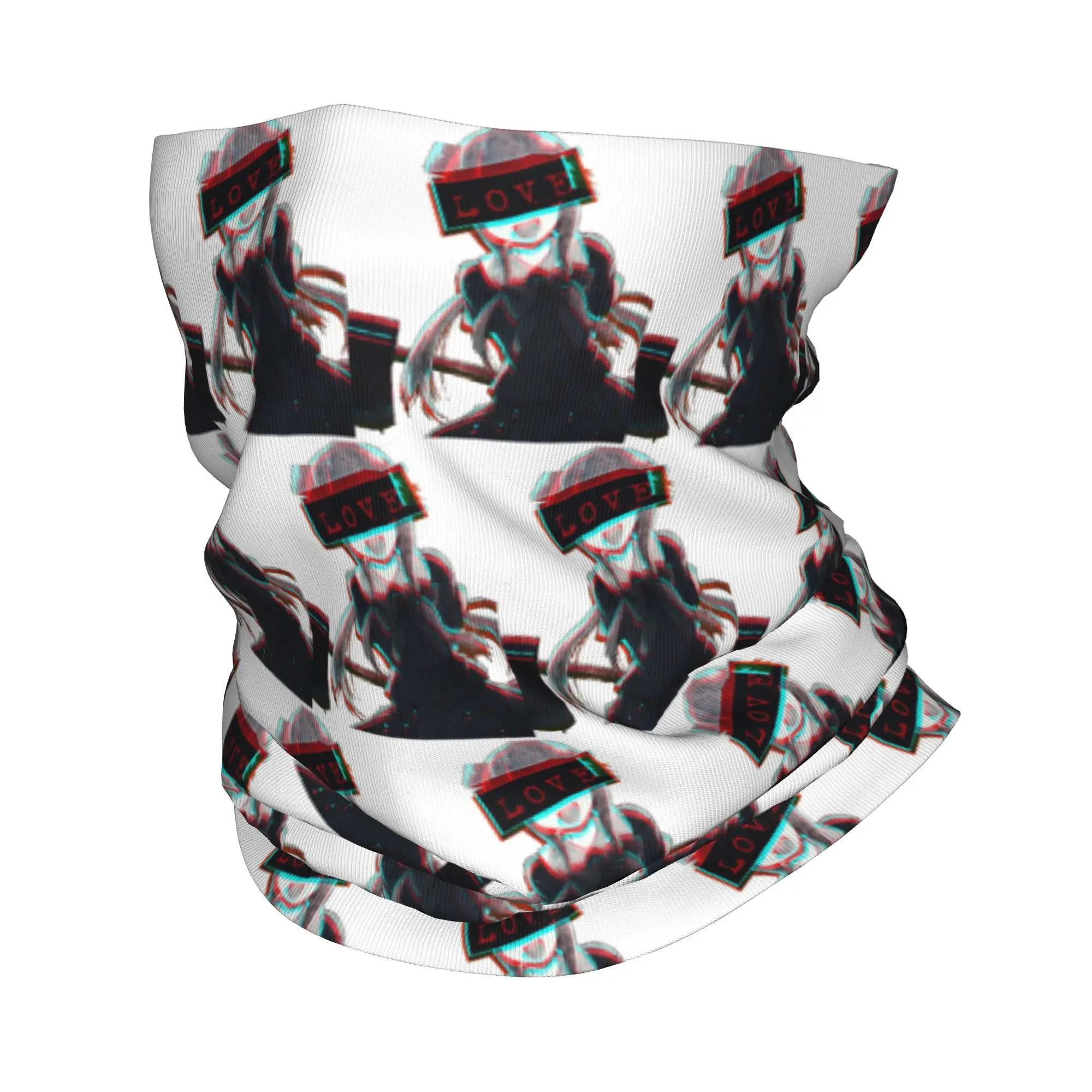 

Эстетическая бандана «Love» Yuno Gasai от Mirai Nikki, гетры, волшебный шарф, теплая маска для лица, дышащая маска для бега унисекс для взрослых