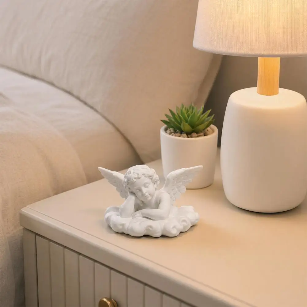 Statues de chérubins et anges adorables, figurines pour l'intérieur et l'extérieur, décoration de la maison et articles d'ameublement