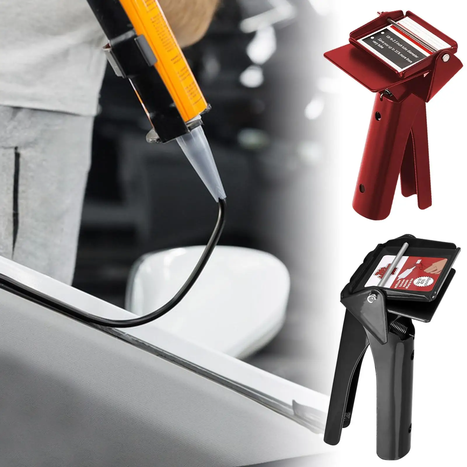 

Silicone Tube Extrusion Dispenser Tool Non-Slip Manual Silicone Wringer Pusher Paint Tube Squeezer for automotive tool