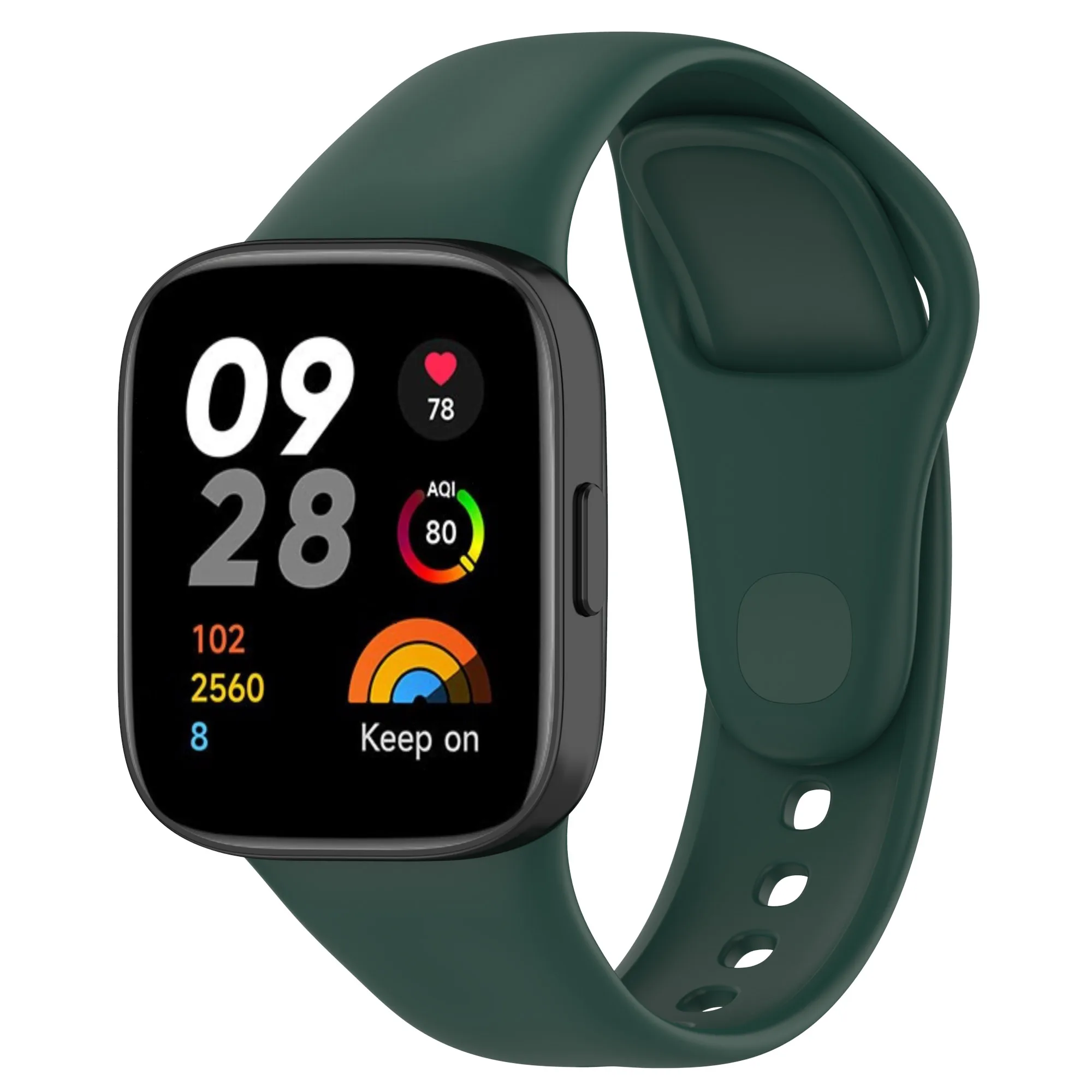 New silicone strap for redmi watch 3 Smart bracelet solid color multicolor  1.75 inches for men and women