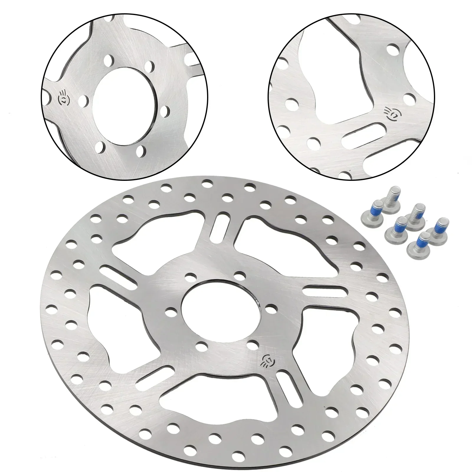 AliExpress MEROCA Electric Bicycle Disc Brake Rotor 160MM/170MM  6 Hole For Ebike E-Scooter 2.3mm/2.5mm/3mm Thickened Disc Cycling Accessories