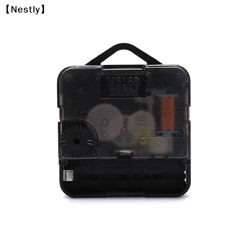 Silent Wall Clock Mechanism Mute Quartz DIY Wall Clock Movement Machine Silver Hands Repair Kit Tool Replace Set Access〔Nest〕