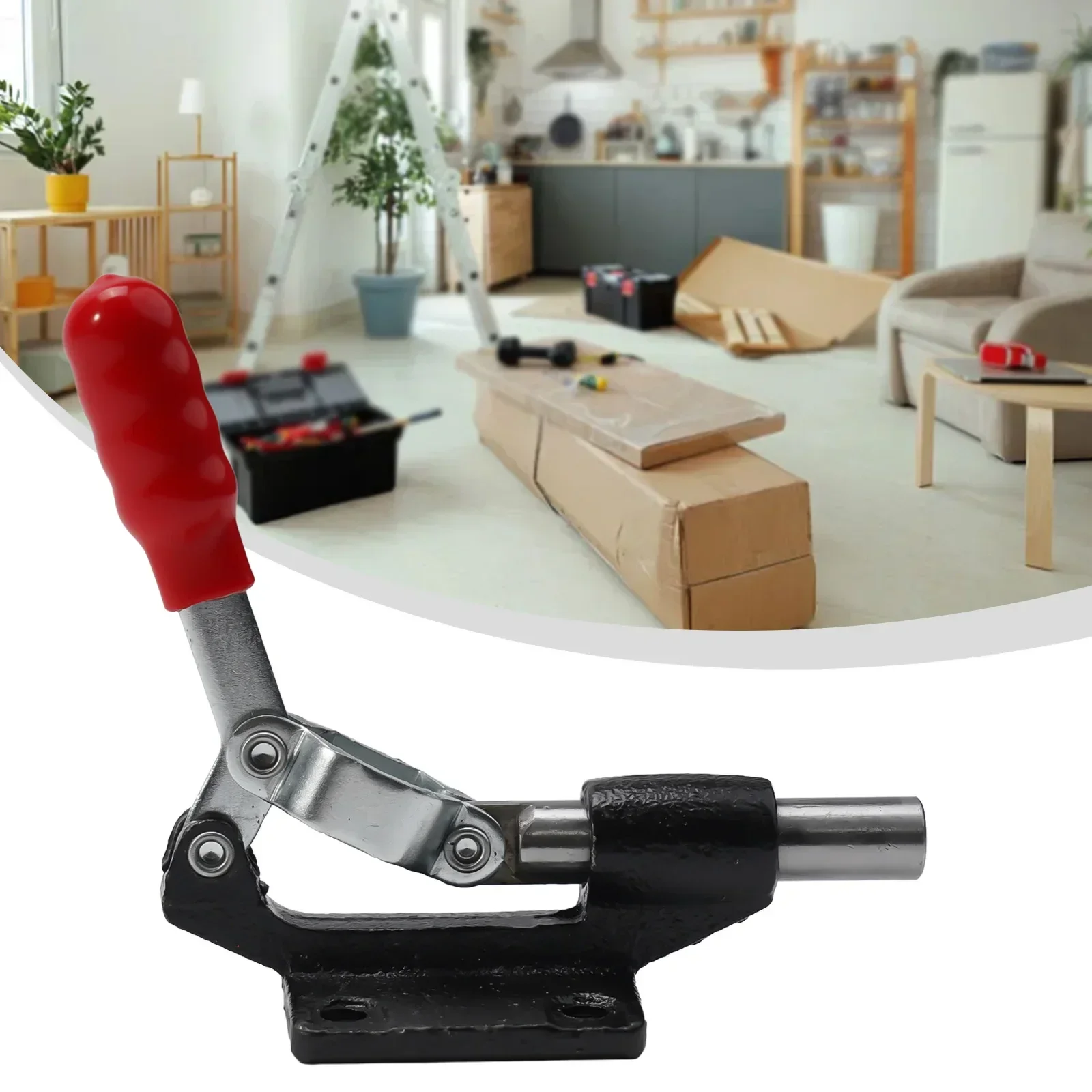 Рычажный зажим с нажимной кнопкой, 227-680 кг, быстросъемная ручка, вертикальный рычажный зажим, ручные инструменты, фиксированный зажим 304C 305E