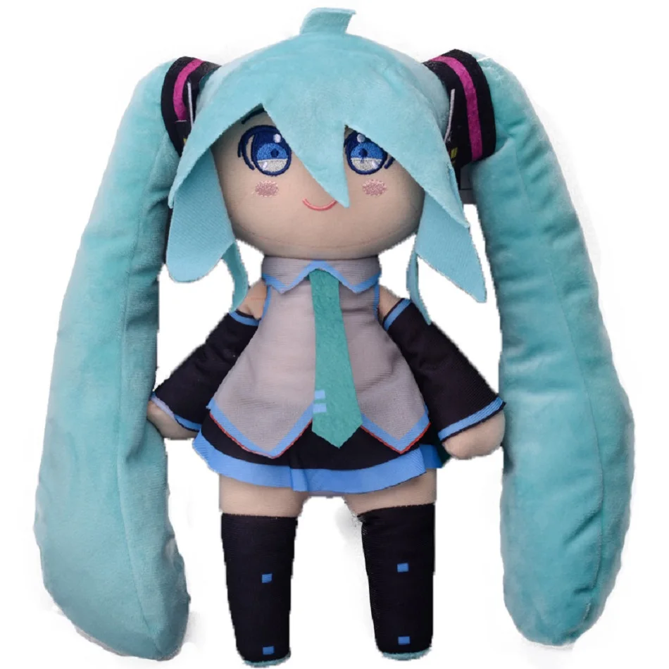 Hatsune Miku Japanse Anime Pluche Knuffel Pop Zacht Kussen Toekomstige Pop Q Versie Leuk Kerstcadeau Voor Kinderen Rugzak