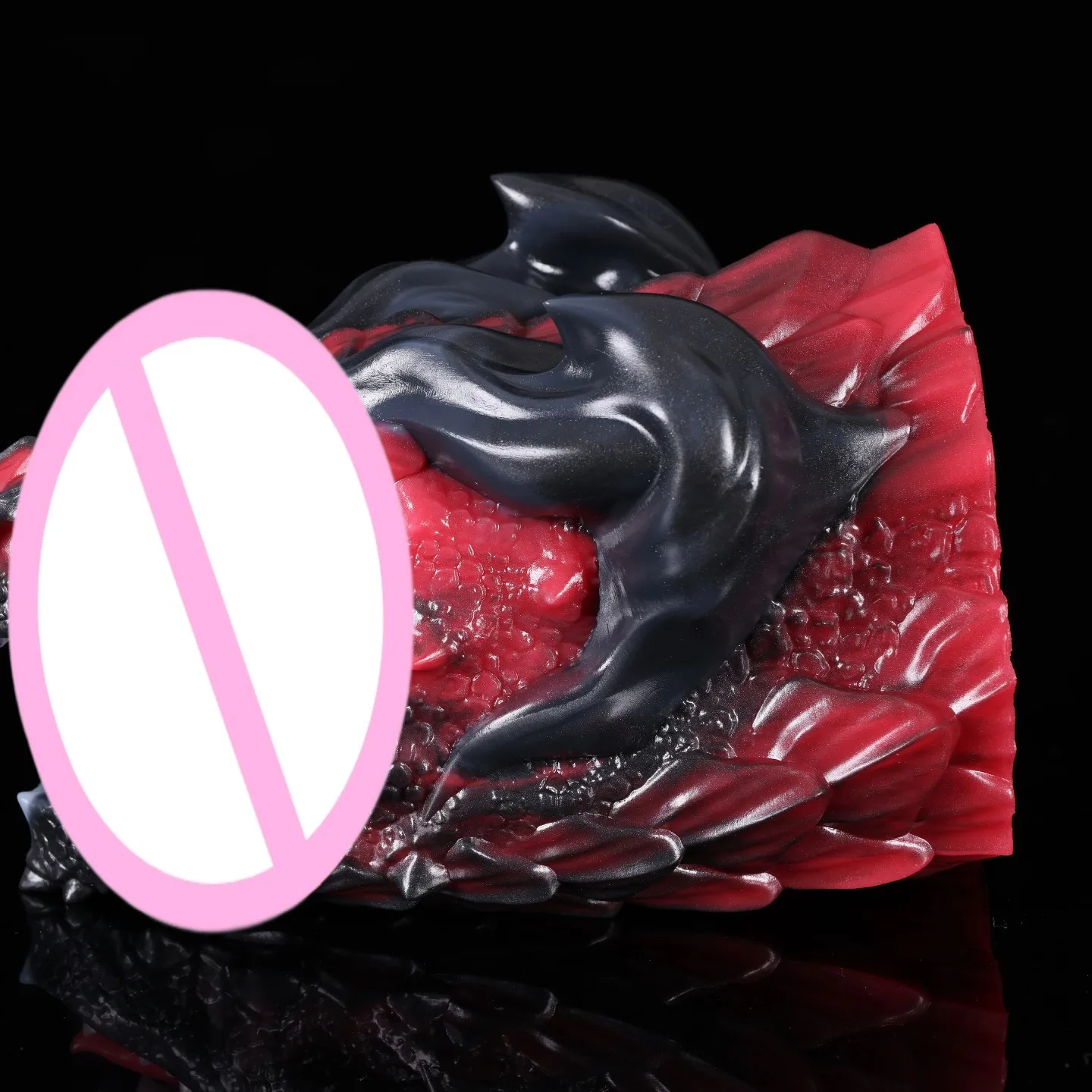 DIMVRA Electric Dragon Head Toy Lava Dragon Design Soft Silicone Realistic Scale Texture Fantasy Adult Male Pleasure Device