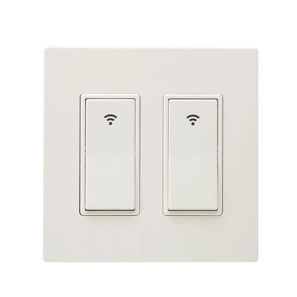 

Type 1/2/3 Gang AC 100-240V Smart WIFI LED Light Switch Wall Panel Mobile APP Remote Control for Alexa