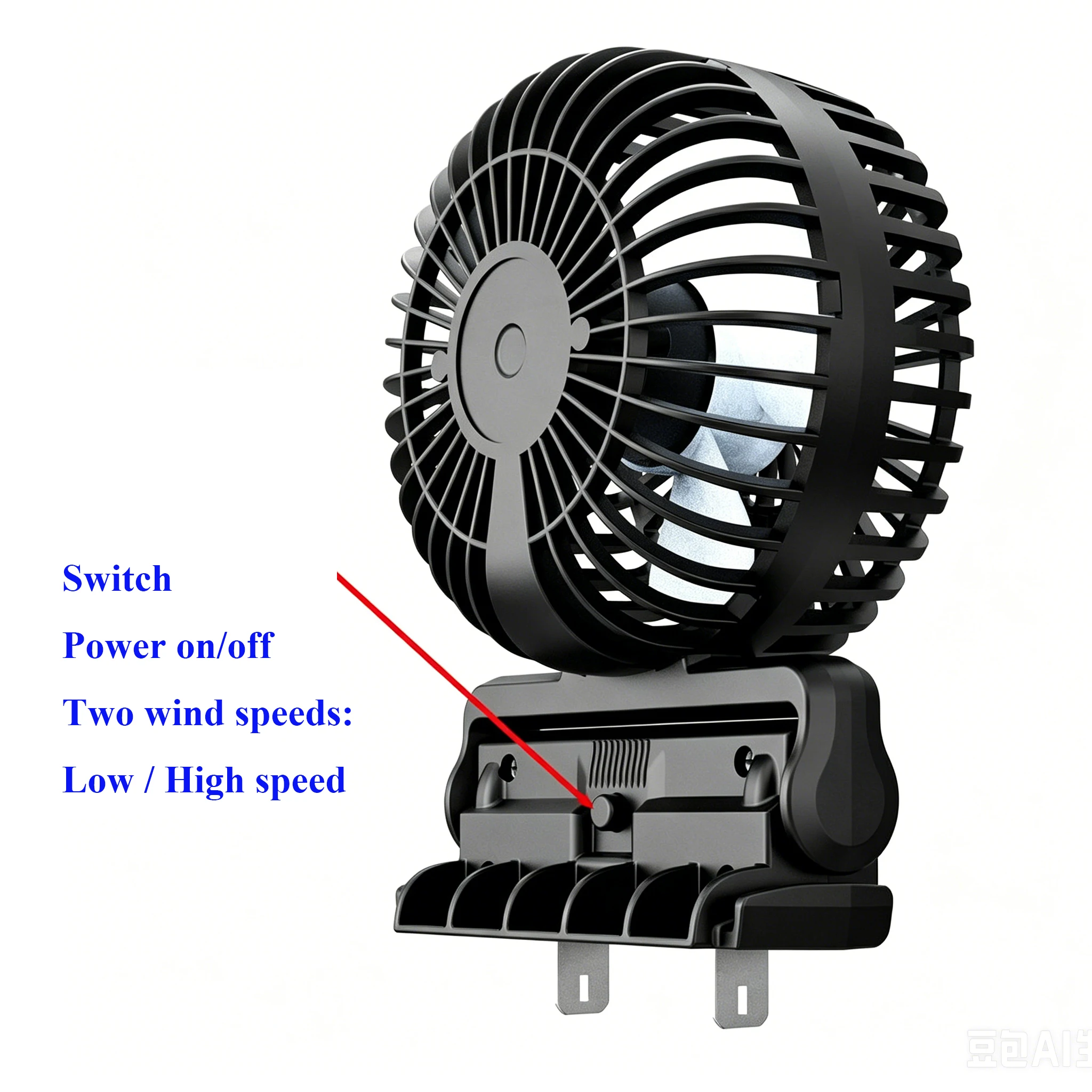 For Makita For Dewalt For Milwaukee For Bosch Lithium Batteries Electric Fan For DeVon For Hitachi For Matebo For Einhell
