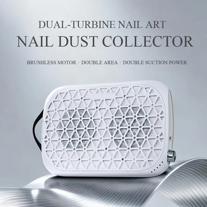【BEST】Professional Nail Dust Collector Vacuum Fan for Acrylic Nail Grinding Polishing Manicure Salon Home US Plug view 3