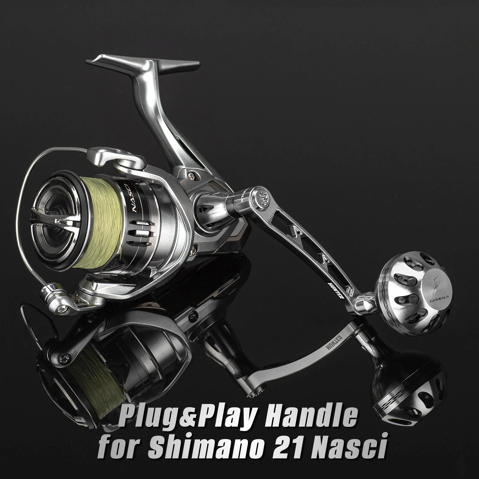 مقبض طاقة GOMEXUS لـ Shimano Stradic FL FM Stella Vanford Sephia Vanquish Nasci Twinpower XD 2000-5000 بكرة دوارة