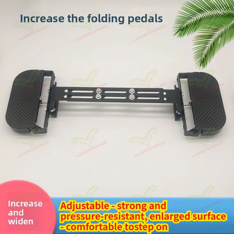 

Foldable Front Footrest Universal for Electric Scooter Retractable Foot Pegs Delivery E-bike Motorcycle Pedal Accessories