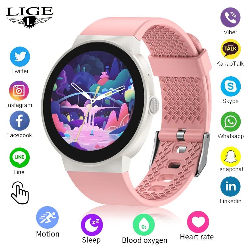 

Fitness For Women Smart Watch 1.39'' HD Color Display 123+ Sports Mode Bluetooth Call Blood Oxygen 2026 Ultra-light Smartwatches