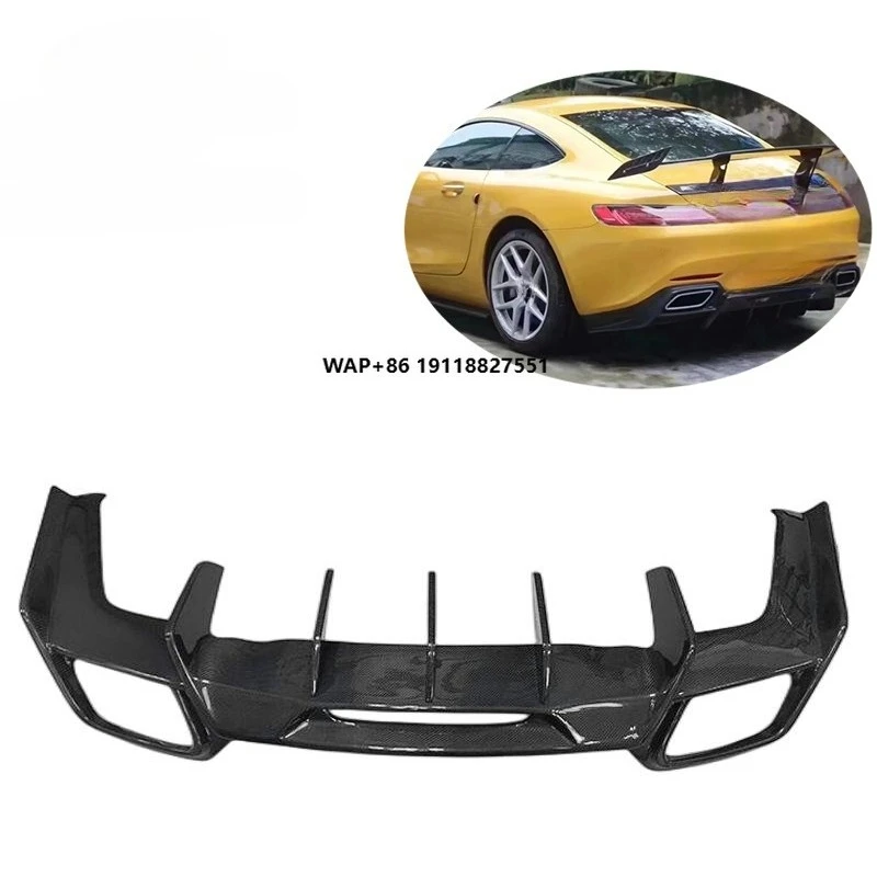 

RE Style Real Carbon Fiber Rear Diffuser for GT GTS GTC C190 2016-2020