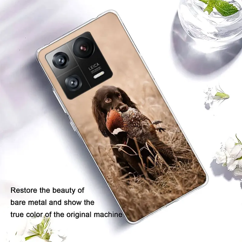 Hunters and Retrievers Clear Luxury For Xiaomi Poco X7 Pro Mi 14 13 12 12T Pro 11 11T 11i 10 10T 9 8 Lite 6X 5X A3 CC9E A2 A1 Ph