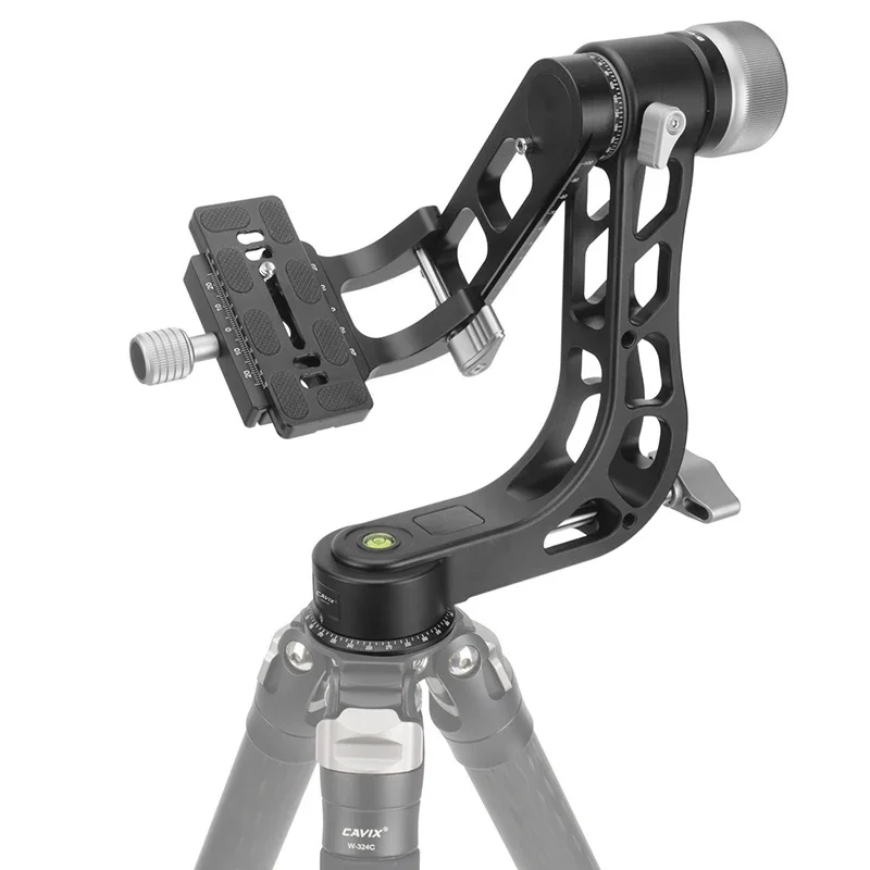 

Professional customizable photography accessories aluminum alloy pan tilt 360 degree panoramic pan tilt camera shooting pan tilt