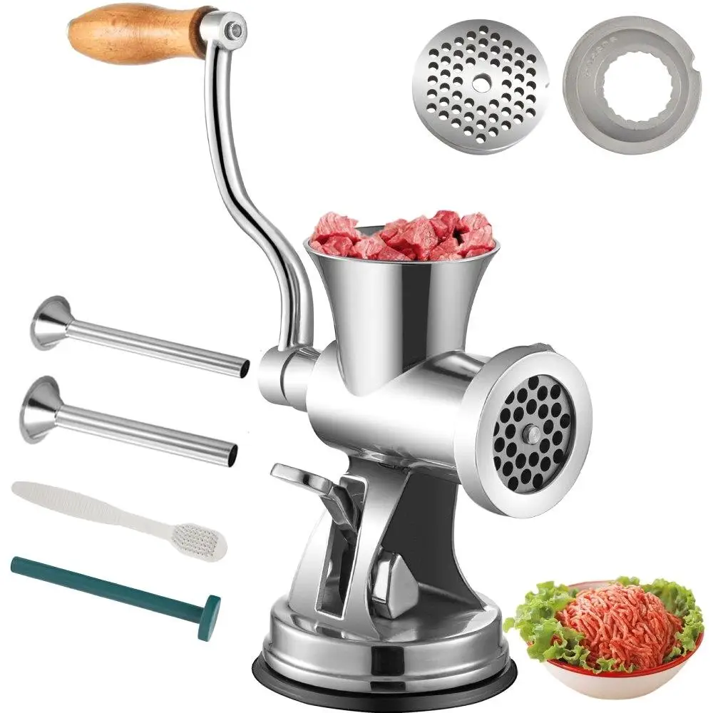 

Ручная мясорубка из нержавеющей стали 304, многофункциональный кухонный инструмент для измельчения колбасы, кофе, специй для говядины, курицы