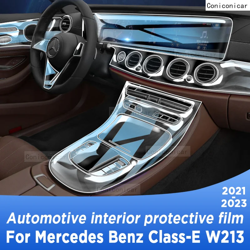 

For Merceds Benz E CLASS W213 2021-2023 Gearbox Panel Navigation Automotive Interior Screen Protective Film TPU Anti-Scratch