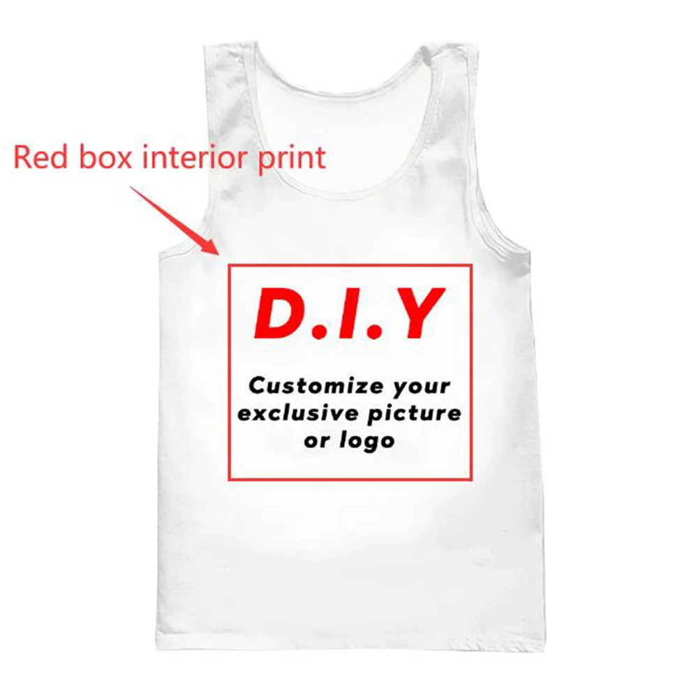 2023 Hot Sale Diy Custom Design Own Style Polyester 3D Printed Tops Tees Men Women Hip Hop Tank Tops Suppliers For Drop Shipper