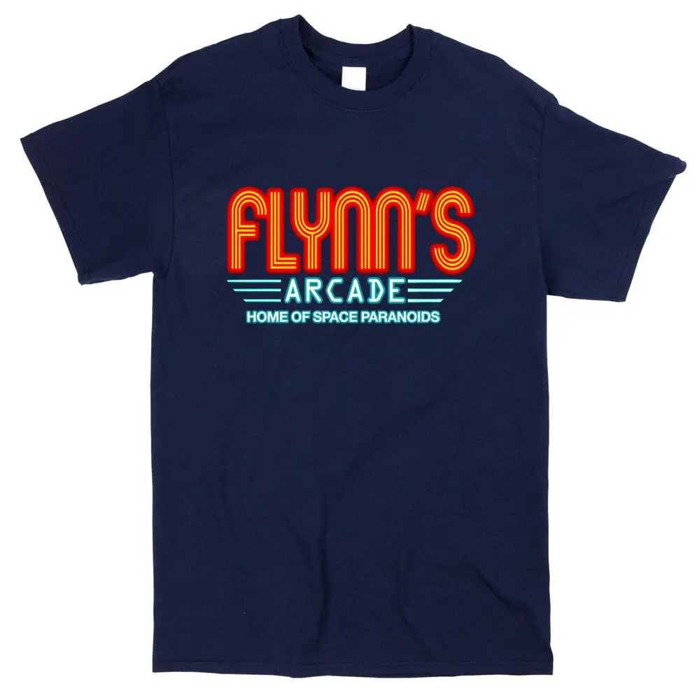 Flynn'S Arcade T Shirt Tron Inspired Retro 80S Gaming Film Movie Mens Ladies