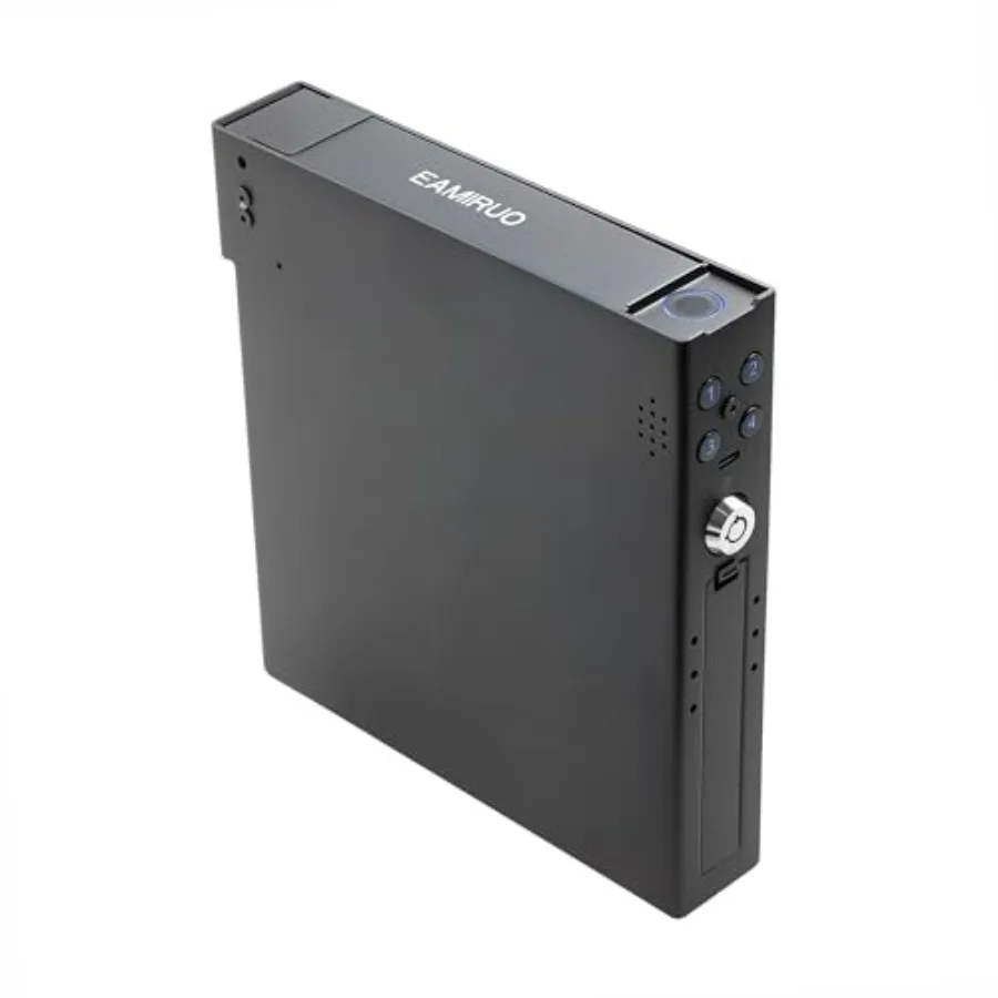 

Автомобильный сейф для оружия - Быстродоступный сейф для пистолетов в автомобиле с отпечатком пальца, кодовой панелью и выдвижным механизмом для ключей, биометрический сейф для оружия для автомобиля и кровати