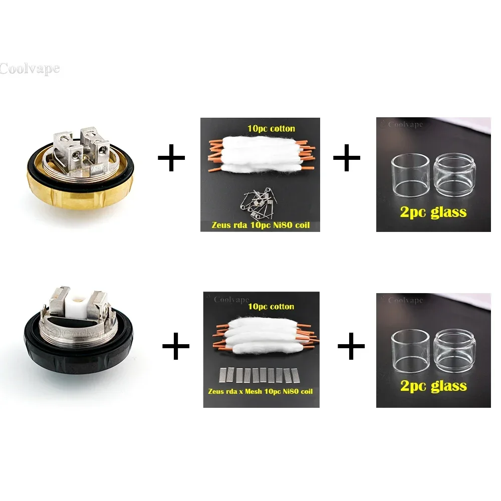 Zeus rta Zeus rta X Mesh 316SS Base del ponte Ni80 Bobina rta