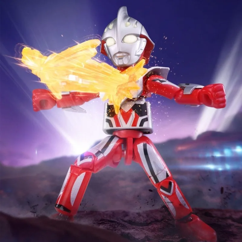 Blokees Ultraman Galaxy Version 15 Building Block Assembly Model Children Birthday Gift Toys Blind Box Collection Blockman Gift
