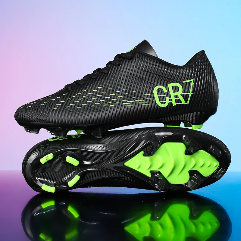

New Professional Men Soccer Shoes Studded Outdoor Sneaker Unisex Top Quality Society Training Cleats Football Shoes Breathable