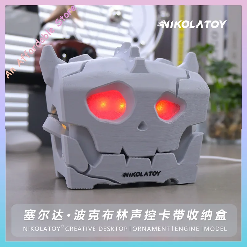 

Treasure Box Breath Of The Wilderness Legend Treasure Box Game Cartridge Storage Box Vibration Sound Control Model Toy Ornament