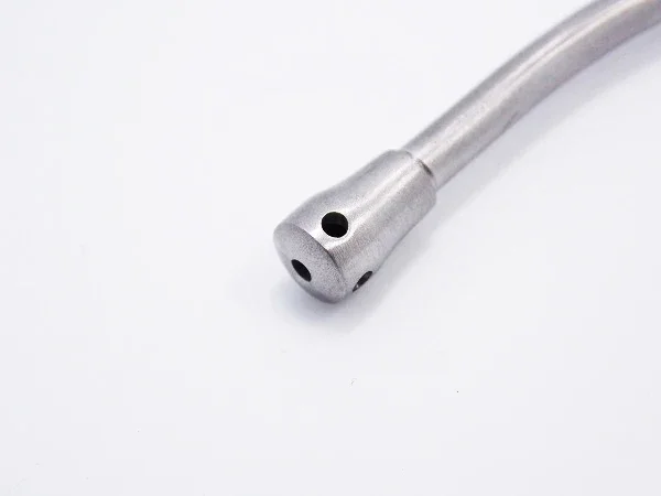 

Curved Surgical Thoracoscopic Suction Tube Manual Power Source Instrument Basis