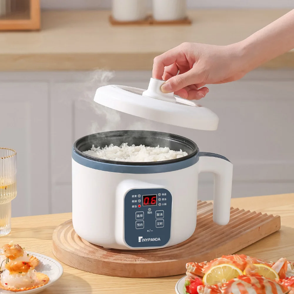 1.7L Electric Rice Cooker Single Double Layer Multi Cooker Non-Stick Hotpot Pan Home Appliances For The Kitchen Pots 1-3 People