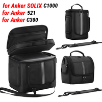 Carrying Case for Anker C300/Anker 521 Portable Power Station Travel Carrying Bag Waterproof Anti-drop with Shoulder Strap